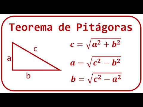 Teorema de Pitágoras - Explicación y ejemplos